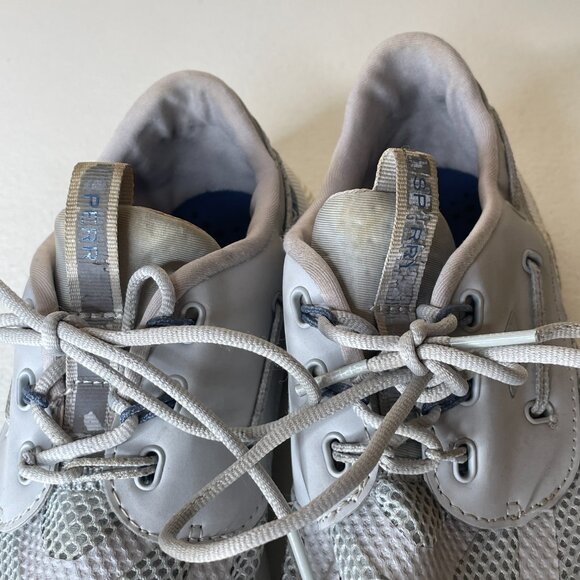 Sperry Top-Sider Women's 7 Seas 3-Eye Gray Boat Shoes Sneakers Size 7 - Picture 6 of 16